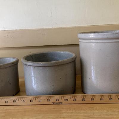 Stoneware Crock Set