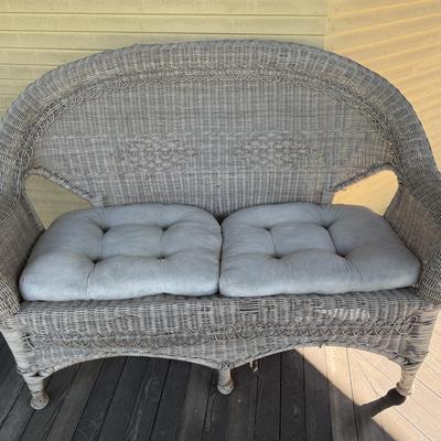 Wicker Loveseat
