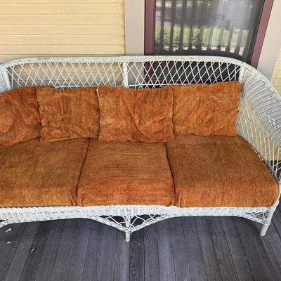 Wicker Loveseat