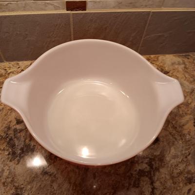 PYREX PINK GOOSEBERRY CASSEROLE DISHES