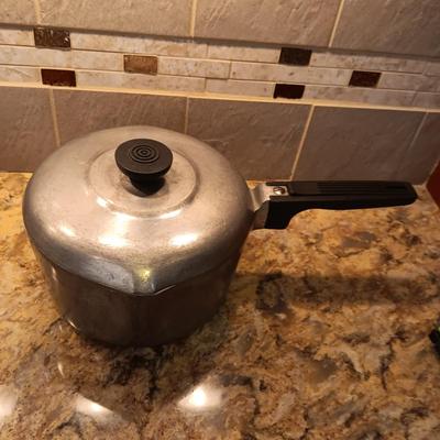 WAGNER WARE SAUCEPAN AND STOCK POT