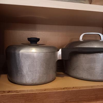 WAGNER WARE SAUCEPAN AND STOCK POT