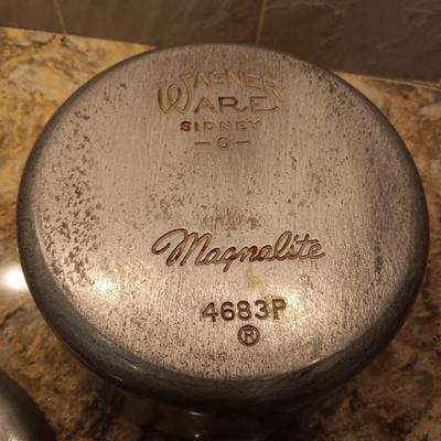 WAGNER WARE SAUCEPAN AND STOCK POT