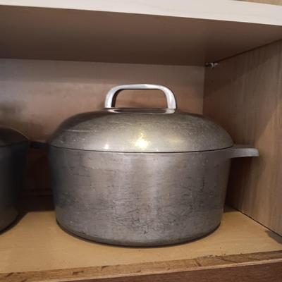 WAGNER WARE SAUCEPAN AND STOCK POT