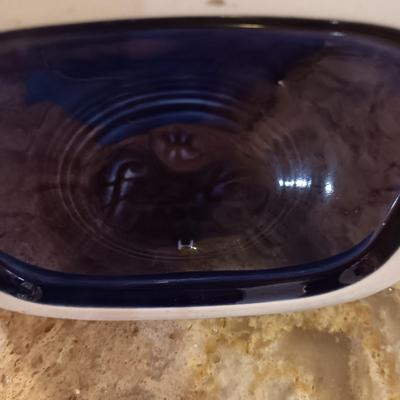 COBALT BLUE FIESTA LARGE DISC/DISK PITCHER