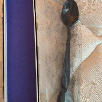 Two vintage baby brochure with spoon