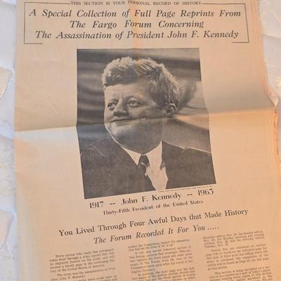 Presidential Newspaper ephemera