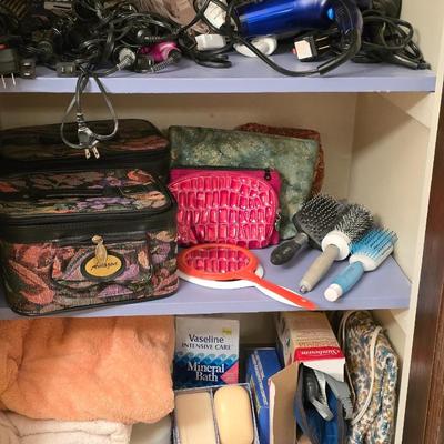 Hair dryers, curling irons, brushes & travel kits