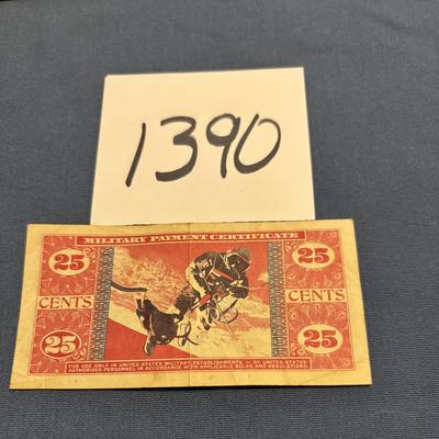Vintage Military Payment Certificate