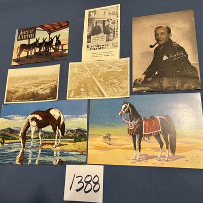 Bing Crosby and Postcard Lot