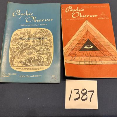 Vintage Psychic Observer Books
