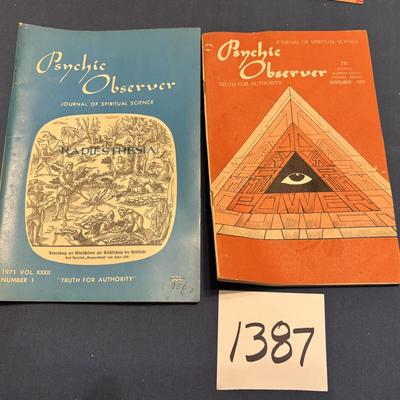Vintage Psychic Observer Books