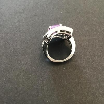 Beautiful, silver toned Fashion, statement ring
