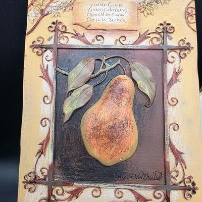 LOT 79: Vintage Wine-Themed Decorative Items