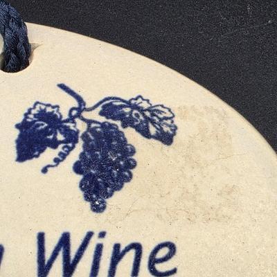 LOT 79: Vintage Wine-Themed Decorative Items