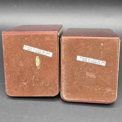 LOT 80C: Vintage Golf Themed Items, Includes A Linden Mantel Clock, Book Ends & More