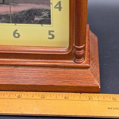 LOT 80C: Vintage Golf Themed Items, Includes A Linden Mantel Clock, Book Ends & More