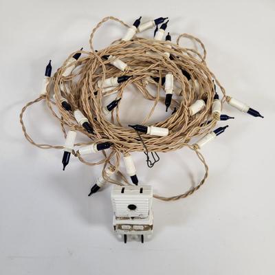 LOT 84: Vintage Lot of Candles and Christmas Lights Decorations