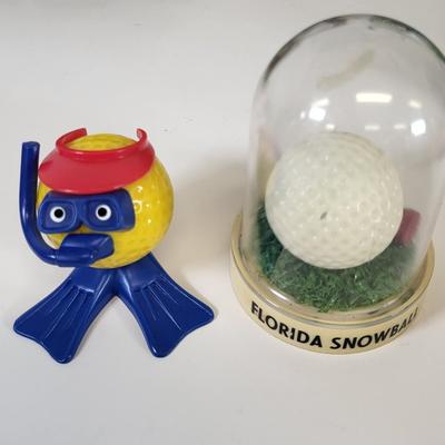 LOT 94: Various Golf Themed Items Including Mugs, Desk Novelties and More