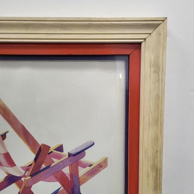 LOT 99: Framed Water Color Artwork by Sharon Towle