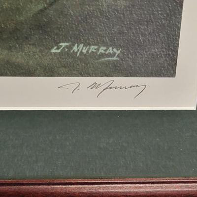 LOT 100: Framed Artwork of The 16th Hole of The Players Stadium Course at TPC Sawgrass in Ponte Vedra, Florida.