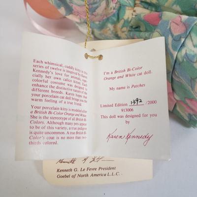 LOT 101: Cat Collection; Wall Hangings with Goebel Victoria Ashlea Original Doll
