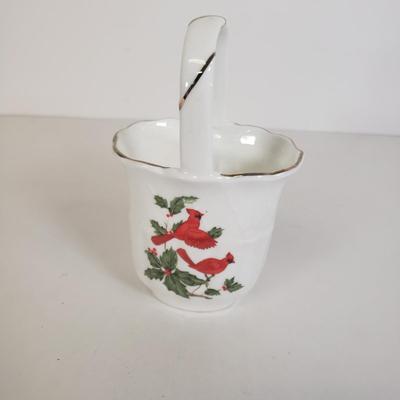 LOT 102: Christmas Decor; Lefton China, Mikasa Dish, Bells of Noel Carolites & More