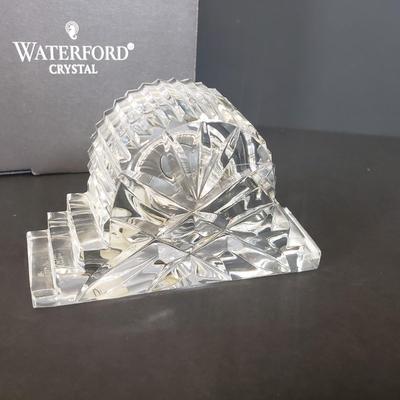 LOT 103: Collection of Crystal Desktop and Mantel Clocks; Waterford, Killarney, and Others
