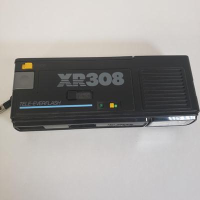 LOT 104: Vintage 110 Film Camera, Flash, Camcorder Light, Digital Camera Charger