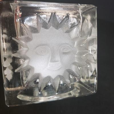 LOT 105: Assorted Decor; Celestial Candle Holders, West German Crystal Bird in Cage, Many Candles & More