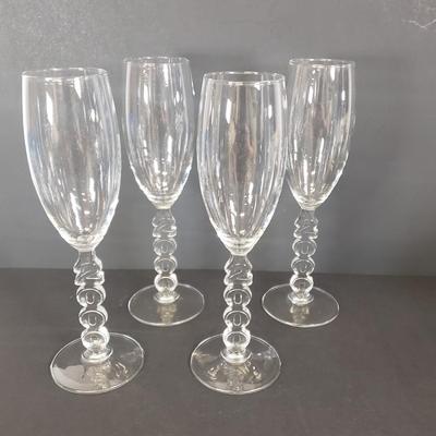 LOT 105: Assorted Decor; Celestial Candle Holders, West German Crystal Bird in Cage, Many Candles & More