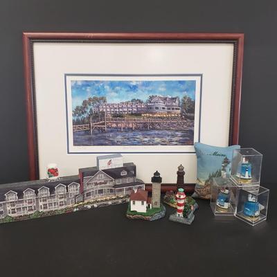 LOT 106: Maine Collection; Signed Art, Bar Harbor Inn, Lighthouses & More