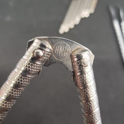 LOT 108: Assortment of Flatware; Continental and Mayflower Patterns with Nutcrackers and Picks
