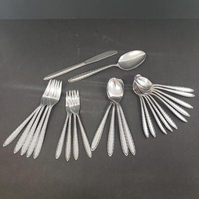 LOT 108: Assortment of Flatware; Continental and Mayflower Patterns with Nutcrackers and Picks