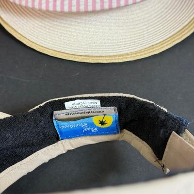 LOT 111: Collection of Visors & Sun Hats