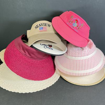 LOT 111: Collection of Visors & Sun Hats