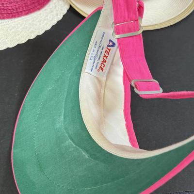 LOT 111: Collection of Visors & Sun Hats