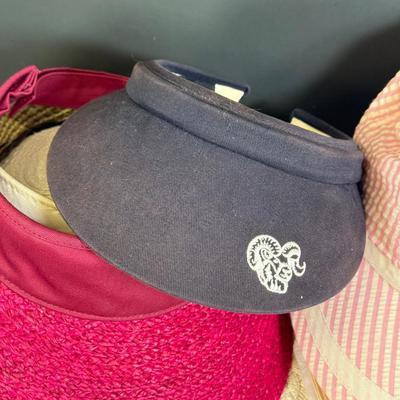 LOT 111: Collection of Visors & Sun Hats