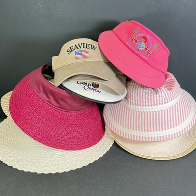 LOT 111: Collection of Visors & Sun Hats