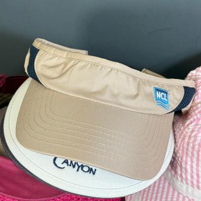 LOT 111: Collection of Visors & Sun Hats