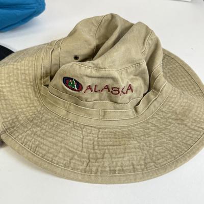 LOT 114: Collection of Bucket Hats & Weather Proof Hoods