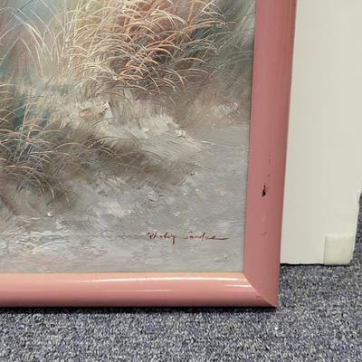 LOT 121: Framed Oil Painting Artwork by Philip Sandee