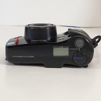 LOT 129: Pair of Olympus and Minolta Cameras With Travel Bags