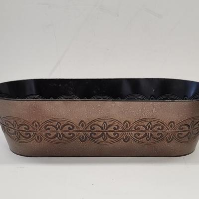 LOT 130: Three Unique Containers Including a Brass Claw Foot Firewood Holder and More