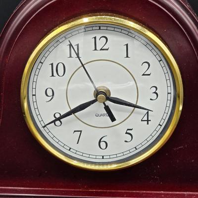 LOT 131: Collection Of Vintage Clocks, Various Styles Includes A Montrux Anniversary Clock & More