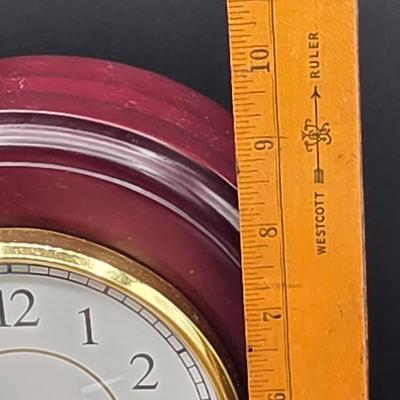 LOT 131: Collection Of Vintage Clocks, Various Styles Includes A Montrux Anniversary Clock & More