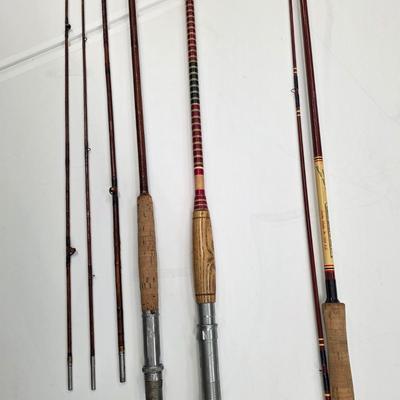 LOT 132: Vintage Fishing Rods, Featuring A Horroks-Ibbotson Hi-Utica Line Rod