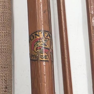 LOT 134: Vintage Fly Rod Collection With A Montague Bamboo Fishing Rod