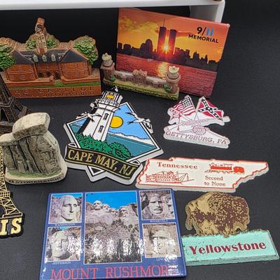 LOT 139: Vintage Souvenir Travels Collection, Includes Post & Greeting Cards From Early 1900's, Refrigerator Magnets & More