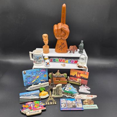 LOT 139: Vintage Souvenir Travels Collection, Includes Post & Greeting Cards From Early 1900's, Refrigerator Magnets & More